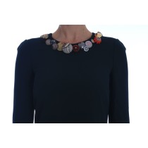 Dolce & Gabbana Smaragdfarbenes, kristallverziertes Kleid in A-Linie