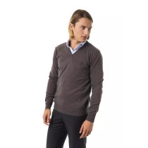 Uominitaliani Grauer Pullover aus Merinowolle für Männer