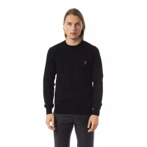 Uominitaliani Schwarzer Pullover aus Merinowolle für Männer