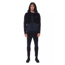 Nicolo Tonetto Schwarze Herrenwolljacke mit Kapuze