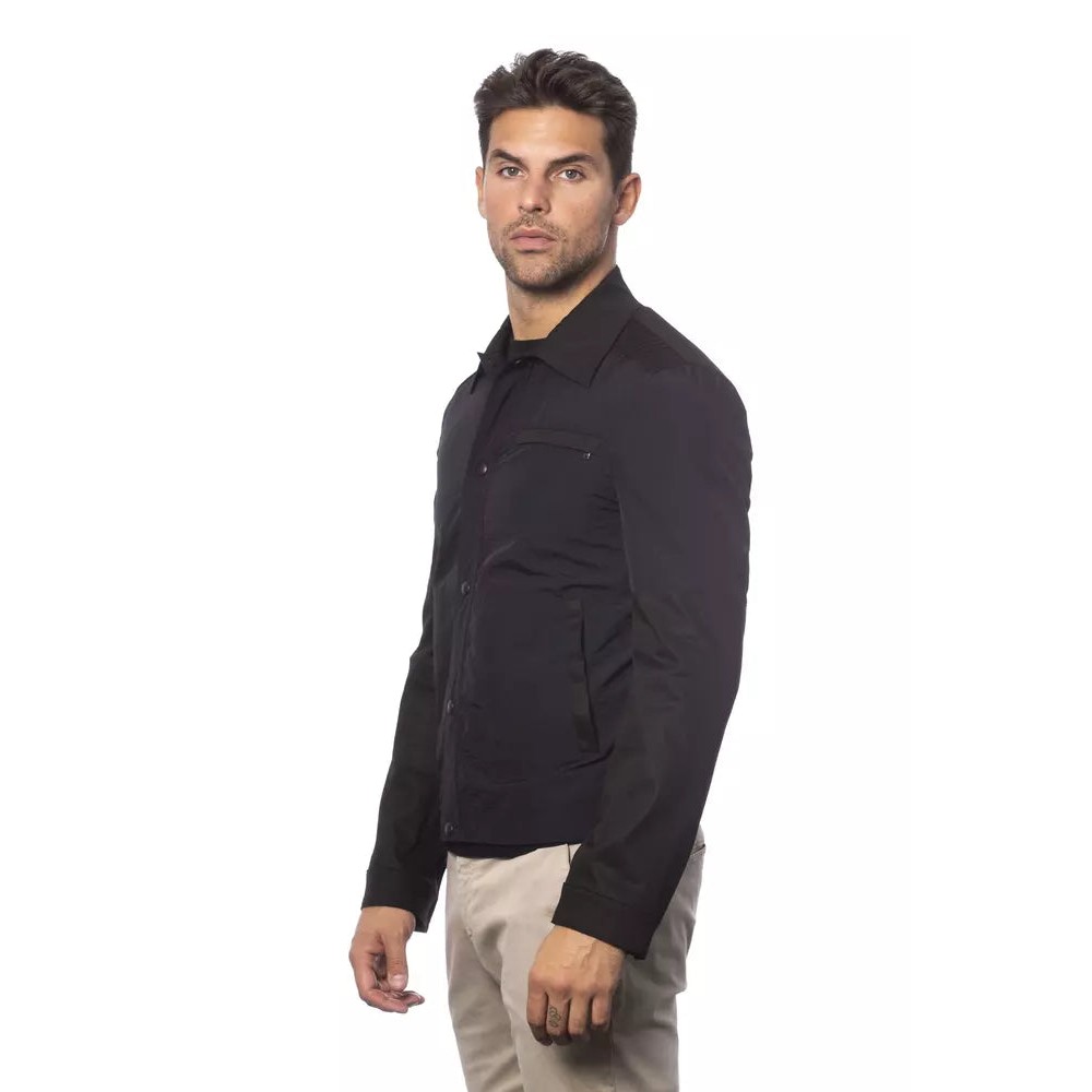 Verri Schwarze Baumwolle Männer Bomberjacke