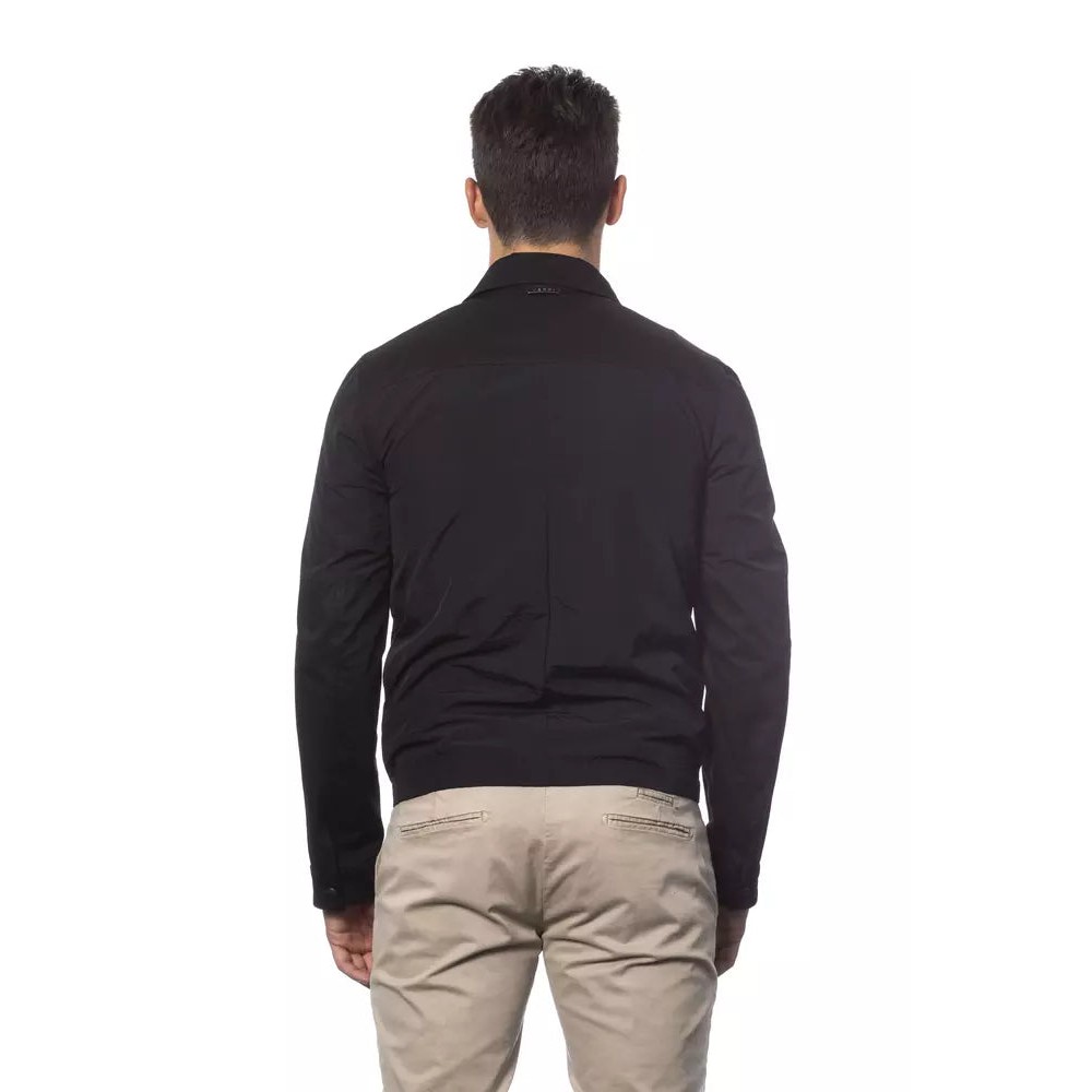 Verri Schwarze Baumwolle Männer Bomberjacke