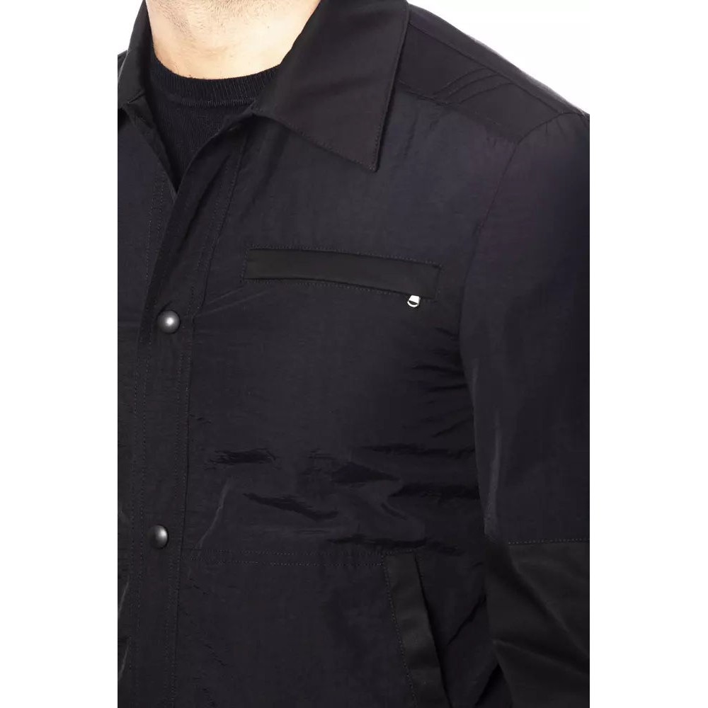 Verri Schwarze Baumwolle Männer Bomberjacke