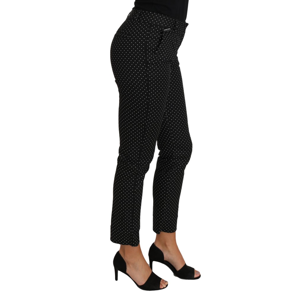 Dolce & Gabbana Elegante gepunktete Hose