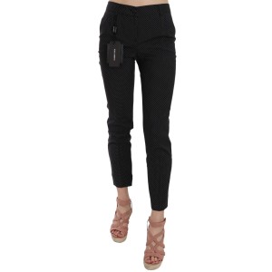 Dolce & Gabbana Elegante Schwarze Schurwollhosen