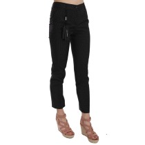 Dolce & Gabbana Elegante Schwarze Schurwollhosen