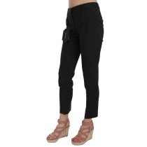 Dolce & Gabbana Elegante Schwarze Schurwollhosen
