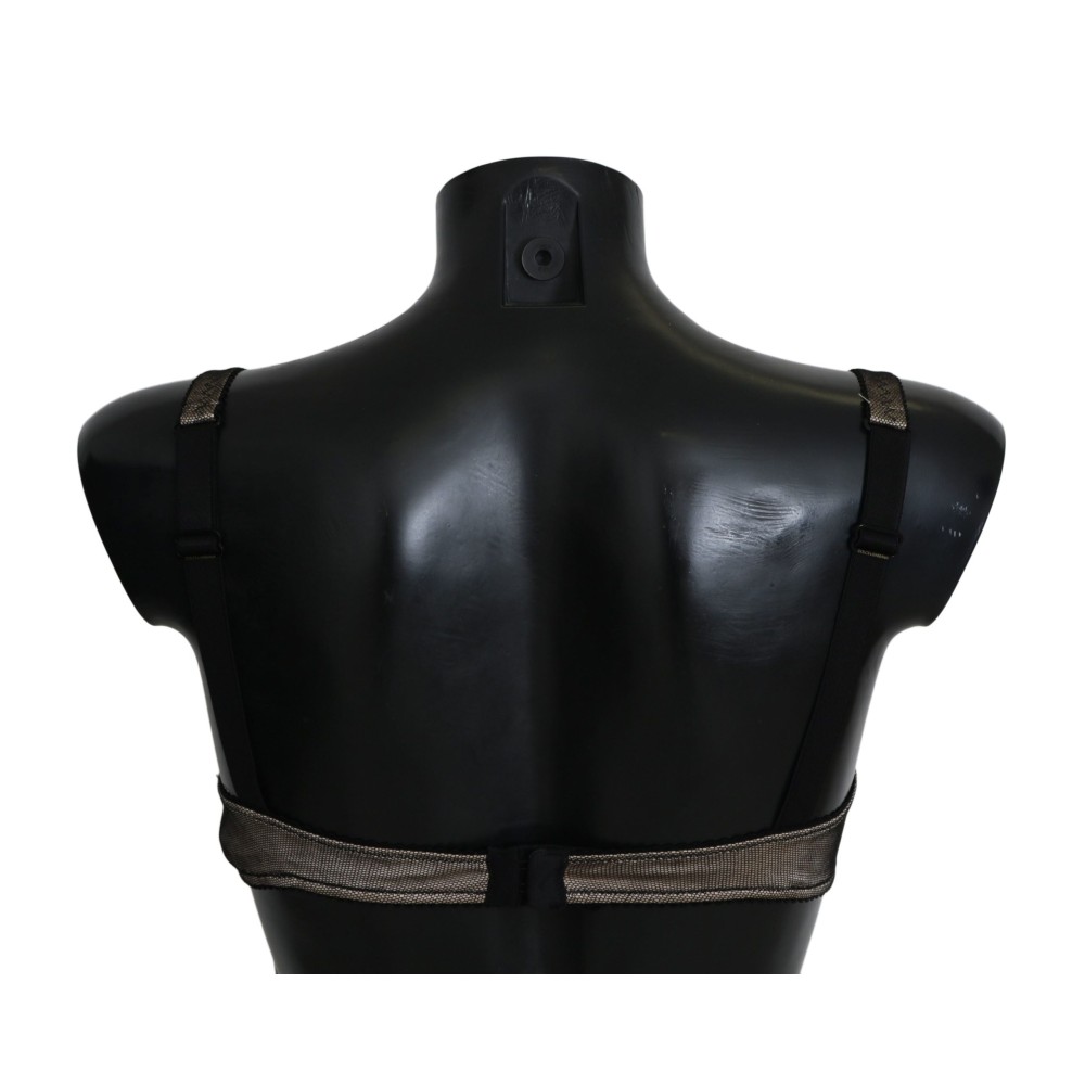 Dolce & Gabbana Eleganter brauner Stretch-BH für Damen Unterwäsche
