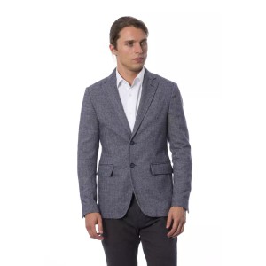 Verri Blauer Wollblazer für Männer