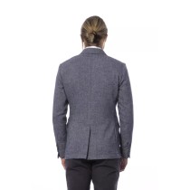 Verri Blauer Wollblazer für Männer