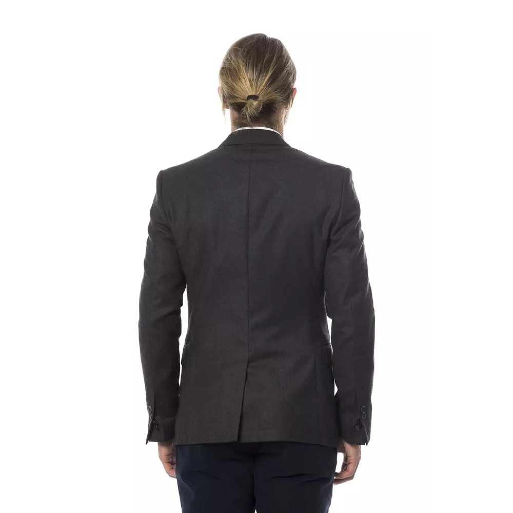 Verri Blazer aus grauer Wolle für Männer