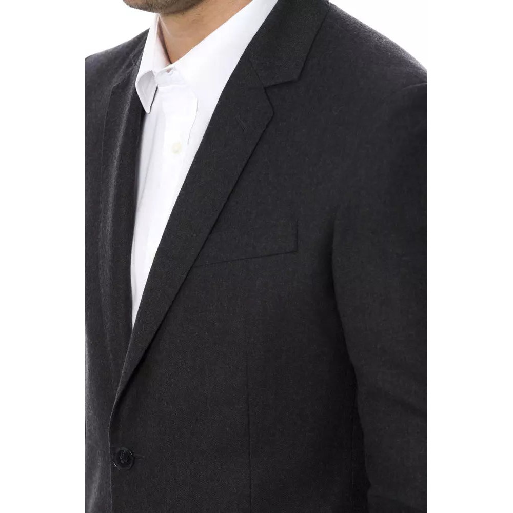 Verri Blazer aus grauer Wolle für Männer