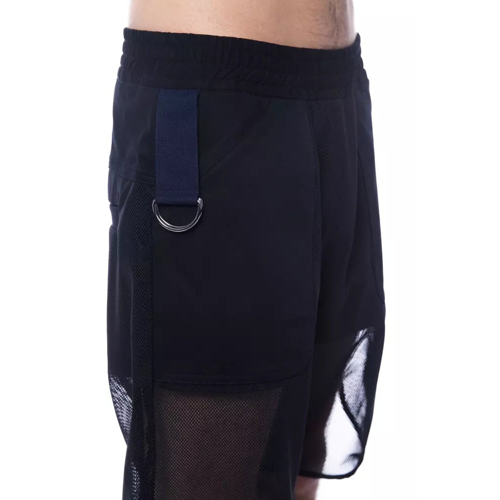 Nicolo Tonetto Schwarzes Polyester Männer kurz