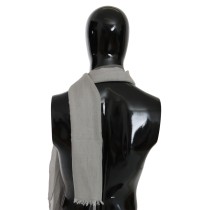 Costume National Eleganter grauer Baumwollschal für Männer