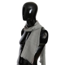 Costume National Eleganter grauer Baumwollschal für Männer