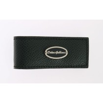 Dolce & Gabbana Elegante Geldklammer aus grünem Leder