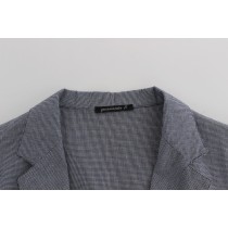 Master Coat Eleganter blauer Blazer im Zweireiherstil