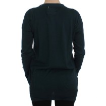 PINK MEMORIES Elegante grüne Strickjacke aus Baumwolle