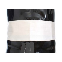 Dolce & Gabbana Eleganter weißer Seidenkummerbund
