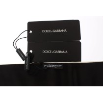 Dolce & Gabbana Exklusiver weißer Seidenkummerbund