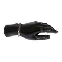 Nialaya Eleganter Rhodium-Silber-Armreif