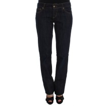 Cavalli Schicke blaue Straight Fit Designer Jeans
