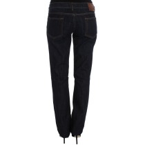 Cavalli Schicke blaue Straight Fit Designer Jeans