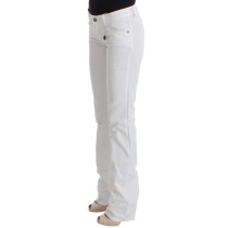 Costume National Schicke Slim Fit Jeans aus weißer Baumwolle