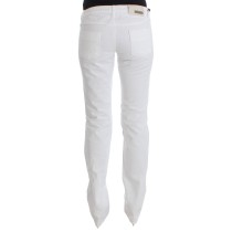 Costume National Schicke Slim Fit Jeans aus weißer Baumwolle