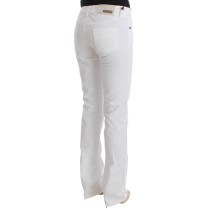 Costume National Schicke Slim Fit Jeans aus weißer Baumwolle