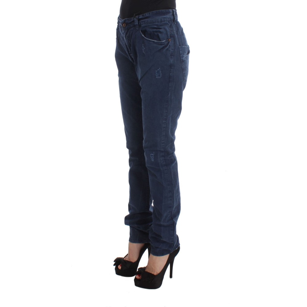 Costume National Schicke blaue Denim-Jeans mit normaler Passform