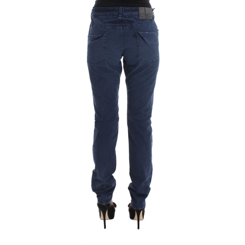 Costume National Schicke blaue Denim-Jeans mit normaler Passform