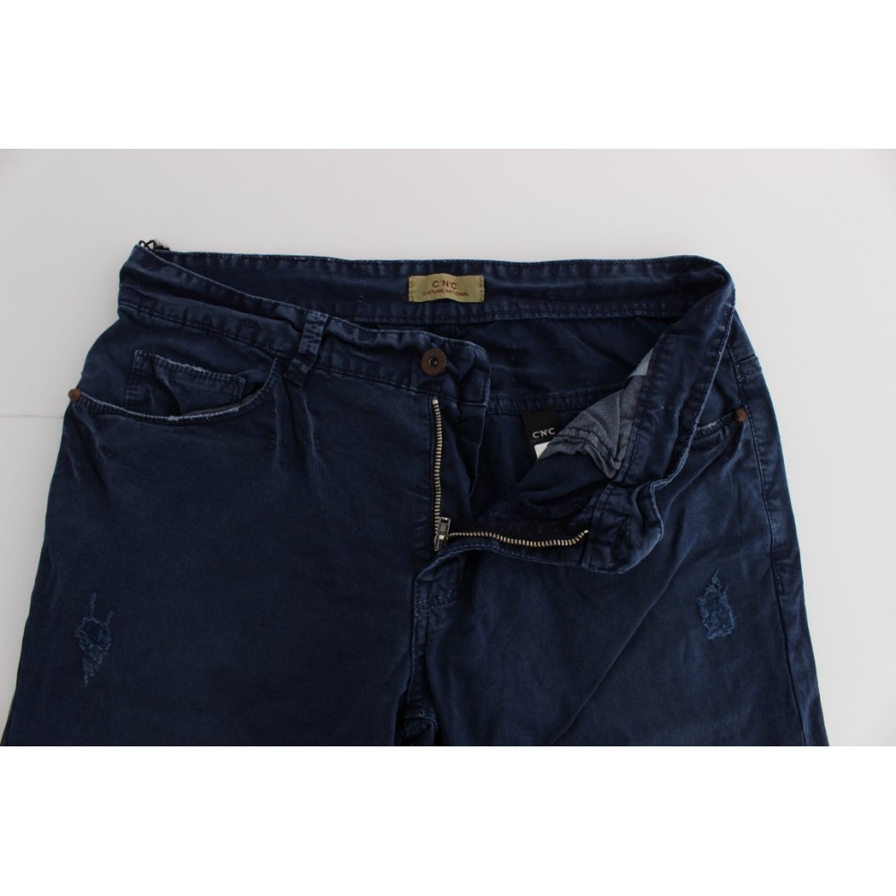 Costume National Schicke blaue Denim-Jeans mit normaler Passform