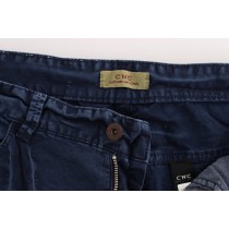 Costume National Schicke blaue Denim-Jeans mit normaler Passform
