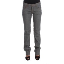 Costume National Elegante graue Jeans mit normaler Passform