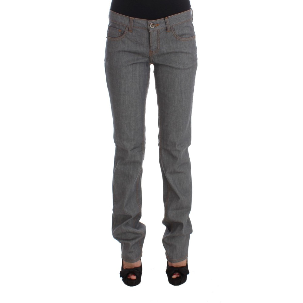 Costume National Elegante graue Jeans mit normaler Passform