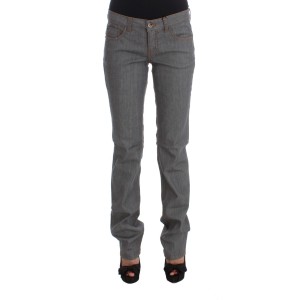 Costume National Elegante graue Jeans mit normaler Passform