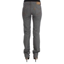 Costume National Elegante graue Jeans mit normaler Passform