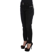 Costume National Elegante schwarze Slouchy Fit Jeans für Trendsetter
