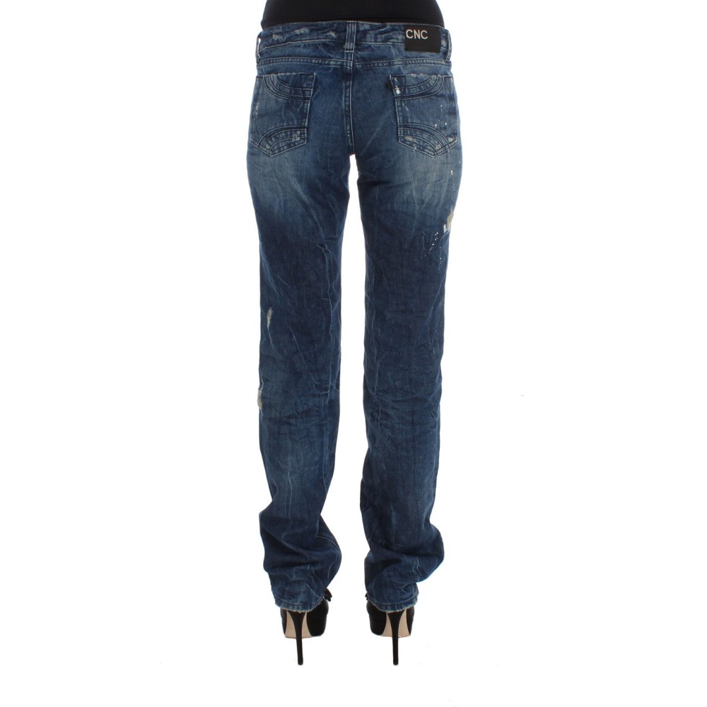 Costume National Chic Blue Regular Fit Denim