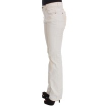 Costume National Schicke weiße Slim Fit Designer Jeans