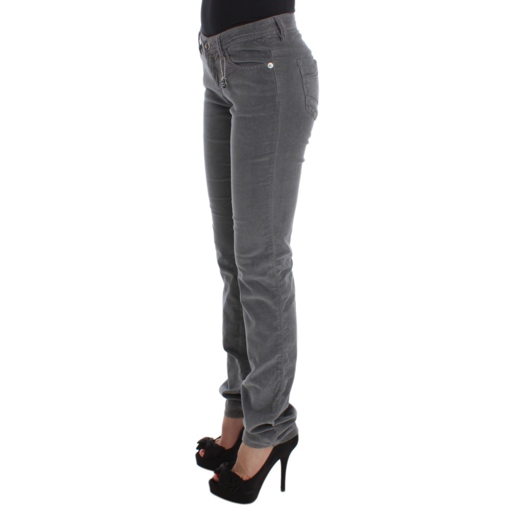 Costume National Schlanke superschlanke graue Jeans