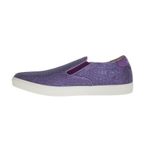 Dolce & Gabbana Elegante lila Strass Fashion Sneakers
