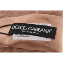 Dolce & Gabbana Elegante beigefarbene Wildlederhandschuhe in Ellbogenlänge