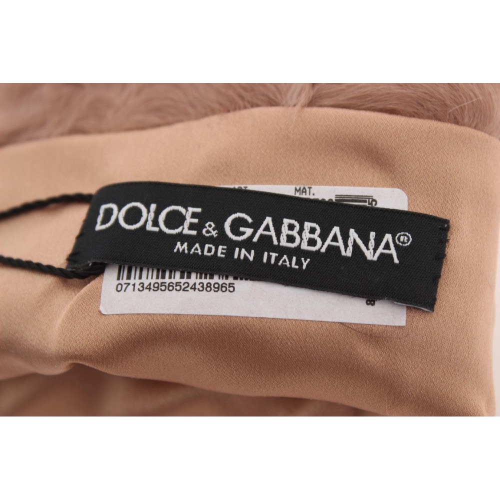 Dolce & Gabbana Elegante beigefarbene Wildlederhandschuhe in Ellbogenlänge