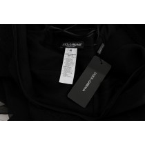 Dolce & Gabbana Elegantes Schwarzes Etuikleid mit langen Ärmeln