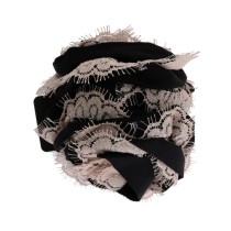 Dolce & Gabbana Elegante florale Spitze Kristall Haarspange
