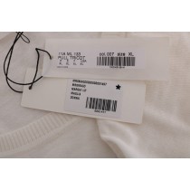 MARGHI LO\' Elegantes weißes Lana-Wolltop
