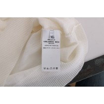 MARGHI LO\' Elegantes weißes Lana-Wolltop