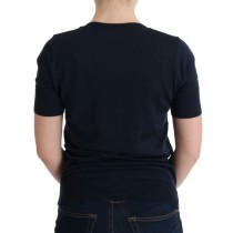 MARGHI LO\' Elegantes Top aus blauer Wolle - Schicke Eleganz für jeden Tag